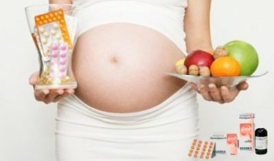 таблетки и еда при беременности