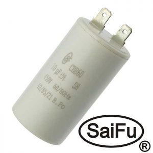 Пусковой конденсатор SAIFU CBB60, 10 мкФ, 450 В