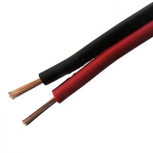 Акустический кабель RUICHI, 2x0.50, CU+CCA, красно-чёрный